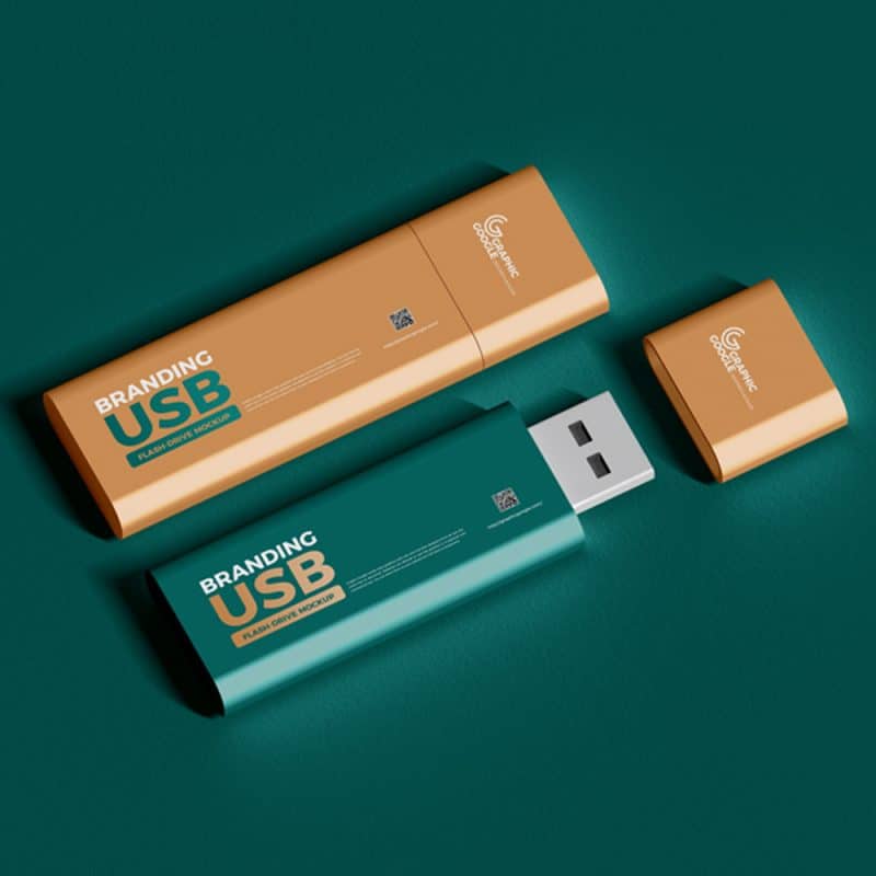 Download Free PSD Branding USB Flash Drive Mockup » CSS Author