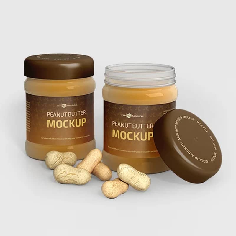Free PSD Peanut Butter Jar Mockup Templates » CSS Author