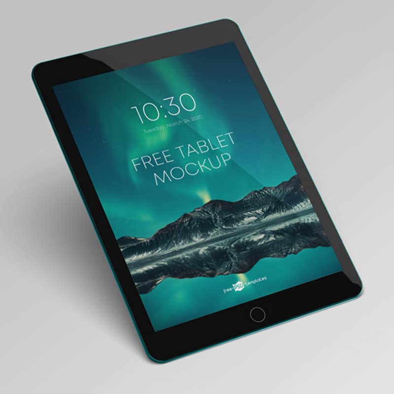 Free Photorealistic Tablet Mock-Up Template In PSD » CSS Author