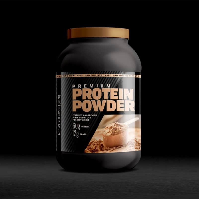 Download Free Protein Powder Bottle Mockup PSD » CSS Author