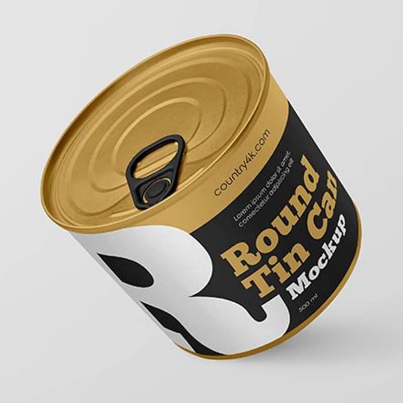 Download Free Round Tin Can Mockups » CSS Author