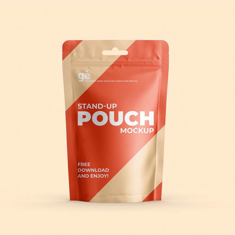 Download Stand-up Pouch Packaging Mockup » CSS Author