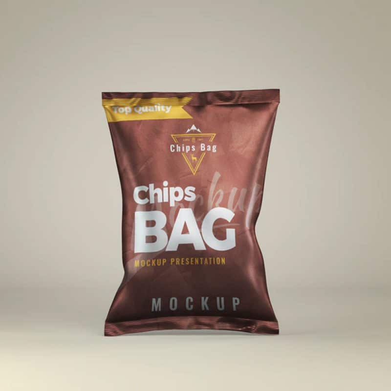 Download Chips Bag Front View Mockup » CSS Author