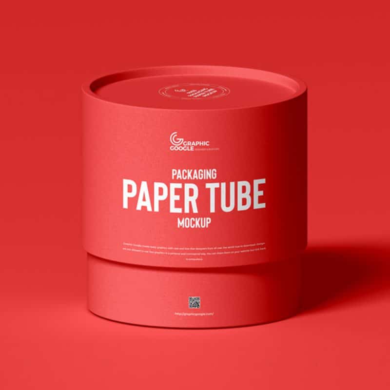 Download Free PSD Packaging Paper Tube Mockup » CSS Author