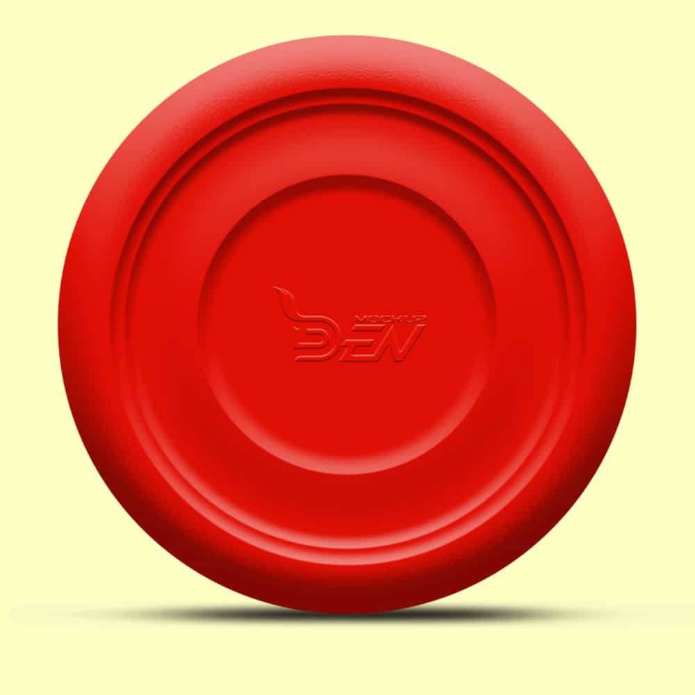 Download Free Red Frisbee Mockup PSD Template Design » CSS Author