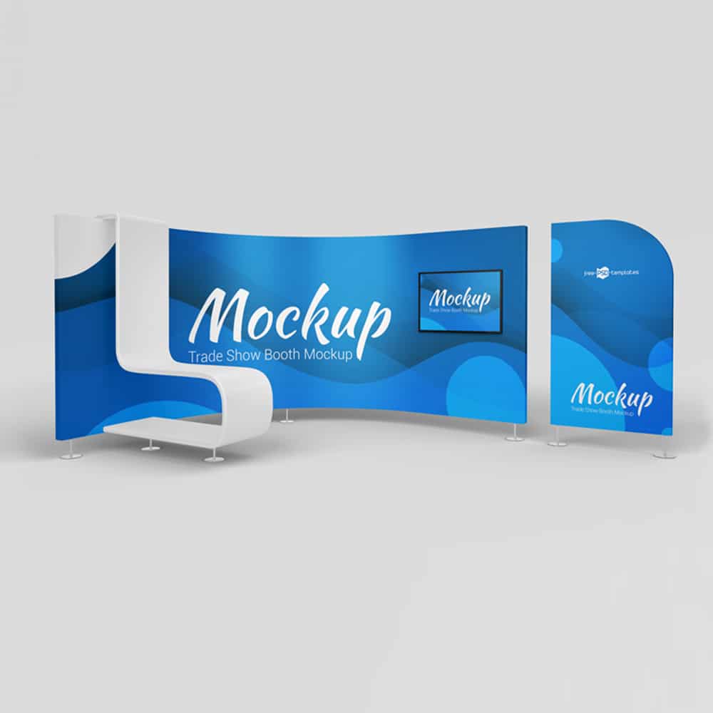 Download Free Trade Show Booth Mockup In PSD » CSS Author