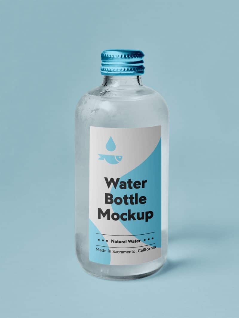 Download Small Glass Bottle Mockup » CSS Author