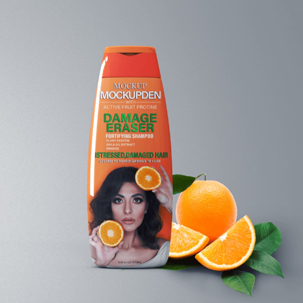 Download Free Clean Background Shampoo Bottle Mockup PSD Template » CSS Author