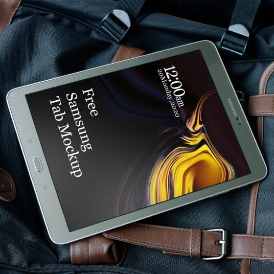 Free Samsung Tab Mockup PSD Template » CSS Author