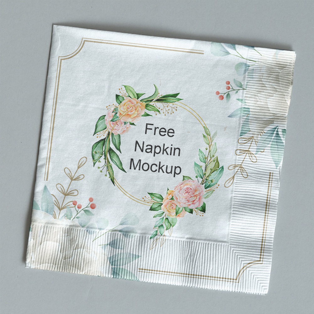 Download Free Napkin Mockup PSD Template » CSS Author