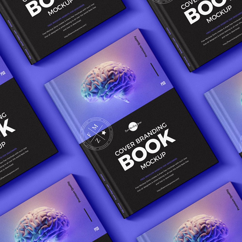 Download Free Psd Cover Branding Book Mockup Css Author