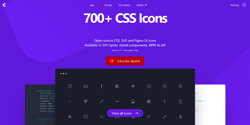 700+ CSS Icons